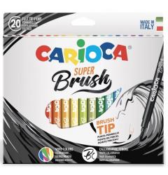 Set 20 de carioci super brush - Carioca 