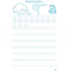 Scrie de la A la Z(et) literele de tipar din alfabet!