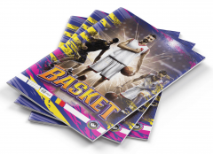 Caiet - A5, 48 file, matematica - Sports - Basket