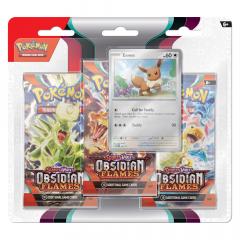 Pokemon TCG: Scarlet and Violet - Obsidian Flames Three Booster Blister - doua modele