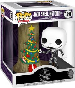 Figurina - The Nightmare Before Christmas 30th - Jack Skellington with Christmas Door