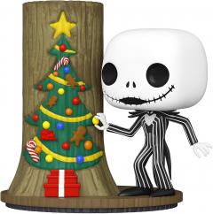 Figurina - The Nightmare Before Christmas 30th - Jack Skellington with Christmas Door