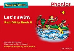 Read Write Inc. Phonics: Red Ditty Book 8 Let's Swim