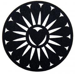 Set de 4 suporturi pentru pahar - Laser Cut