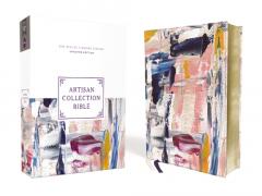 Coperta cărții NRSVue, Artisan Collection Bible, Leathersoft, Multi-color/Blue, Comfort Print