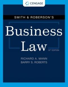 Coperta cărții Smith & Roberson's Business Law