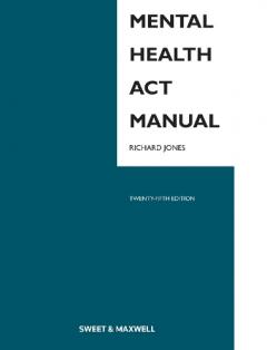 Coperta cărții Mental Health Act Manual