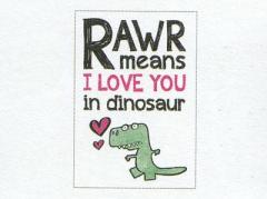 Magnet - Rawr Means I Love You in Dinosaur | Legami