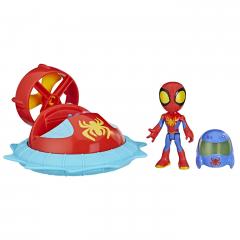 Set de joaca - Spidey And His Amazing Friends Web-Spinners - Spidey with Hover Spinner