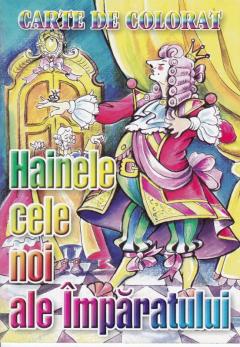 Carte de colorat - Hainele cele noi ale imparatului