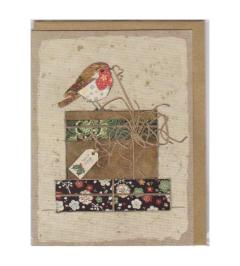 Felicitare - Bug Art Robin Mini Gift Card