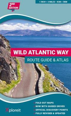 Coperta cărții Wild Atlantic Way Route Guide and Atlas