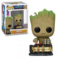 Figurina - Guardians of the Galaxy Volume 2 - Groot with Button
