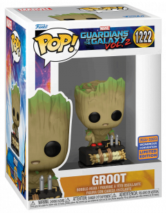 Figurina - Guardians of the Galaxy Volume 2 - Groot with Button