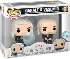 Set 2 figurine - The Witcher - Geralt and Vesemir