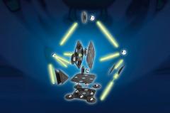 Set de constructie magnetic - Supermag Projects Glow, 45 piese