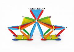 Set de constructie magnetic - Supermag Projects Multicolor, 30 piese
