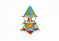Set de constructie magnetic - Supermag Projects Multicolor, 30 piese