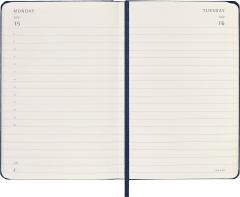 Agenda 2024 - 12-Month Daily - Pocket, Hard Cover - Sapphire Blue