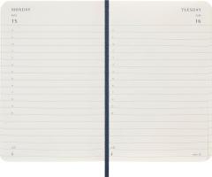 Agenda 2024 - 12-Month Daily - Pocket, Soft Cover - Sapphire Blue