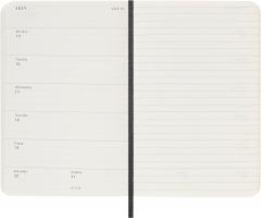 Agenda 2024 - 12-Month Weekly - Pocket, Soft Cover - Black