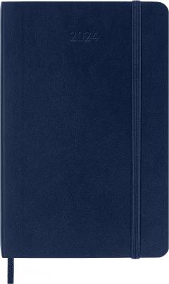 Agenda 2024 - 12-Month Weekly - Pocket, Soft Cover - Sapphire Blue