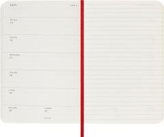 Agenda 2024 - 12-Month Weekly - Pocket, Soft Cover - Scarlet Red