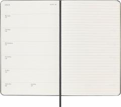 Agenda 2024 - 12-Month Weekly - Large, Hard Cover - Black