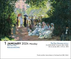 Calendar 2024 - Impressionism and Post-Ipressionism