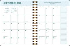 Calendar 2023-2024 - 17-Month Monthly/Weekly - Posh - Blue Butterflies