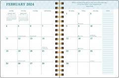 Calendar 2023-2024 - 17-Month Monthly/Weekly - Posh - Blue Butterflies