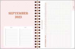 Calendar 2023-2024 - 17-Month Monthly/Weekly - Posh - Shroom Fantasy