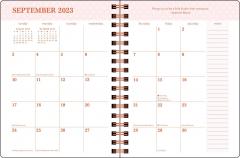 Calendar 2023-2024 - 17-Month Monthly/Weekly - Posh - Shroom Fantasy