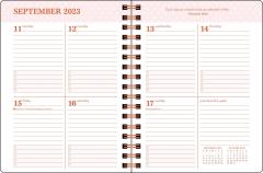 Calendar 2023-2024 - 17-Month Monthly/Weekly - Posh - Shroom Fantasy