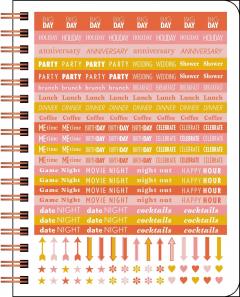 Calendar 2023-2024 - 17-Month Monthly/Weekly - Posh - Shroom Fantasy