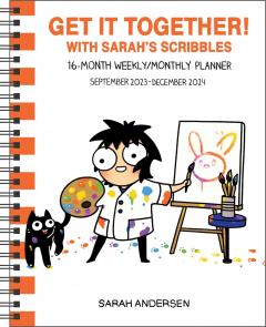 Calendar 2023-2024 - 16-Month Monthly/Weekly - Sarah's Scribbles - Get It Together!