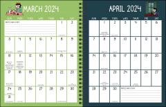 Calendar 2023-2024 - 16-Month Monthly/Weekly - Sarah's Scribbles - Get It Together!