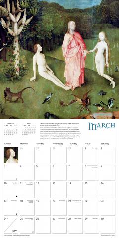 Calendar 2024 - The Weird Art Of Hieronymus Bosch