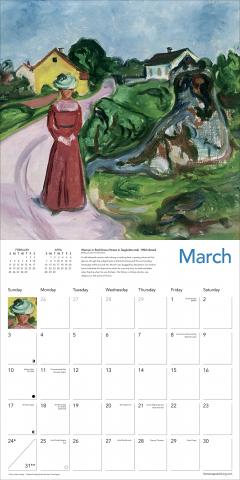 Calendar 2024 - Edvard Munch