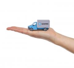 Set 4 vehicule metalice de transport - Maetsk