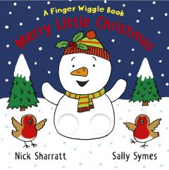 Coperta cărții Merry Little Christmas: A Finger Wiggle Book