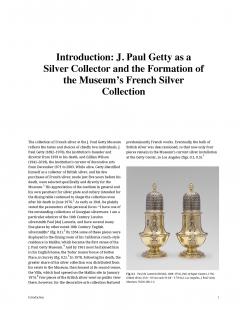 French Silver in the J. Paul Getty Museum
