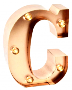 Lampa - Mini Letter - C