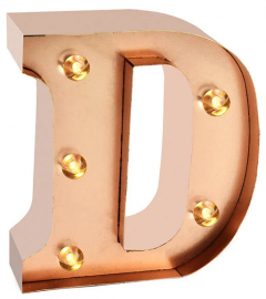 Lampa - Mini Letter - D