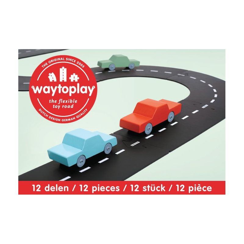 Waytoplay - Circuit flexible pour voitures - 100% caoutchouc Waytoplay - Circuit flexible pour voitures - 100% caoutchouc