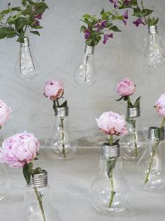 Vaza tip lampa Edison