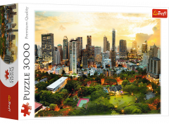 Puzzle 3000 piese - Apus in Bangkok