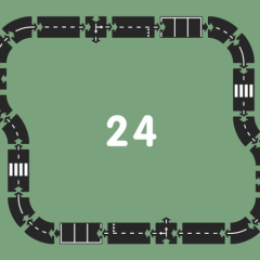 Traseu - 24 piese Highway, Waytoplay