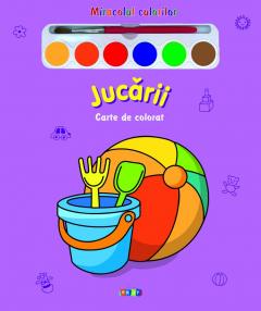 Jucarii - Carte de colorat 