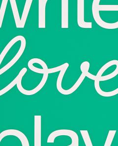 Carnet - Graphic L - Write Love Play